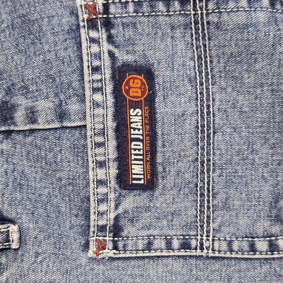 LIMITED JEANS USA DG (D&G) Mini Jean Skirt with Carpenter Loop - Picture 12 of 16